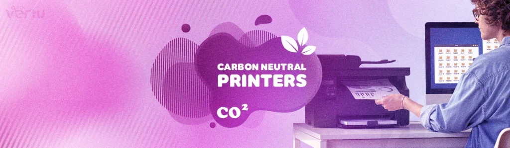 Carbon-neutral sustainable printers and CO 2